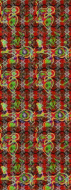 Eskiz Vintage Çiçek Deseni. Raster Kalça dokusu deseni.