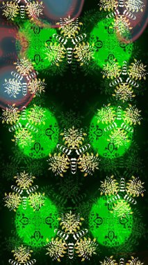 Parmak izi, kumaş, duvar kâğıdı, tekstil için raster dokusu. Nakış desenli çiçek deseni. Renkli grunge, yakut yeşil çiçeklerle soyut arkaplanı zenginleştirir.