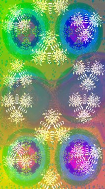 Güzel suluboya yaz çiçekleri deseni..