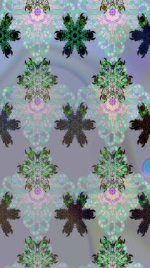 Şirin karalamalı çiçek desenli çizim. Raster illüstrasyonu. El yapımı çiçek ve bitki koleksiyonu. Eskiz tarzı gri renkte. Raster illüstrasyonu.