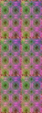 Eski usul. Miles Fleur, süslü püslü bir süs. Kusursuz bir geçmişi var. Raster illüstrasyonu. Kumaş, tekstil, duvar kağıdı baskısı için. Tomurcukları papatya çiçekleri olan sevimli bir çiçek deseni..