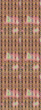 Raster illüstrasyonundaki çiçek desenli çizim. Bej renkte çiçekler.