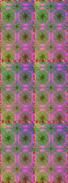 Eski usul. Miles Fleur, süslü püslü bir süs. Kusursuz bir geçmişi var. Raster illüstrasyonu. Kumaş, tekstil, duvar kağıdı baskısı için. Tomurcukları papatya çiçekleri olan sevimli bir çiçek deseni..