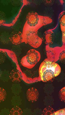 Kullanılabilir Tekstil, tebrik kartı, boyama kitabı, telefon durumda yazdırma için. Etnik Mandala süsleme. Hint çiçek desenli madalyon desen. Raster kına dövme stil.