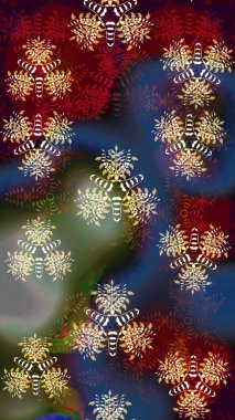 Tropik çiçekler. Kahverengi renkli çiçekler. Gömlek çizimi Arkaplan Deseni.