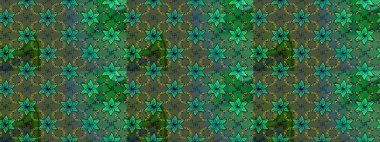 Süslü kumaş deseni. Raster illüstrasyonundaki çiçek desenli çizim. Renkli Bahar Teması eskiz kalıbı. Düz Çiçek Elementleri Tasarımı.