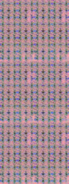 Renkli Bahar Teması eskiz kalıbı. Raster illüstrasyonundaki çiçek desenli çizim. Düz Çiçek Elementleri Tasarımı. Süslü kumaş deseni.