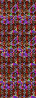 Çiçekli eskiz çizimi. Gri renkli çiçekler. Renkli Yaz Temalı eskiz kalıbı. Düz Çiçek Elementleri Tasarımı.