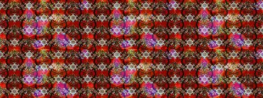 Kahverengi renkli şirin çiçek deseni. Raster Modaya uygun kumaş deseni. Renkli Bahar Teması eskiz kalıbı. Düz Çiçek Elementleri Tasarımı.