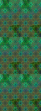 Süslü kumaş deseni. Raster illüstrasyonundaki çiçek desenli çizim. Renkli Bahar Teması eskiz kalıbı. Düz Çiçek Elementleri Tasarımı.