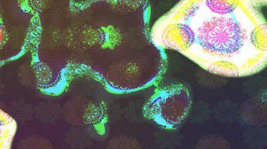 Raster - stok. Kahverengi çiçekli eskiz deseni, suluboya çiçek deseni, sevimli çiçek, duvar kağıdı, kart veya kumaş için fayanslı.