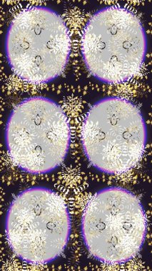 Raster illüstrasyonu. Küçük çiçekteki sevimli çiçek deseni. Gri renkli çiçekler.