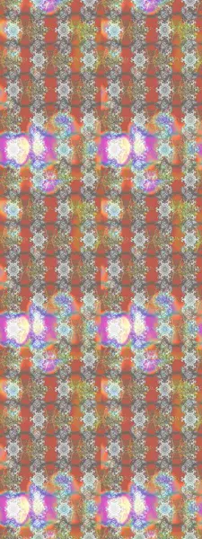 Çiçek desenli çizim. Raster illüstrasyonu. Asya tekstil tarzında. Gri renkli çiçekler. Raster illüstrasyonu.