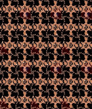 Düz Çiçek Elementleri Tasarımı. Sevimli çiçek raster deseni. Renkli Yaz Temalı eskiz kalıbı. Modaya uygun kumaş deseni.