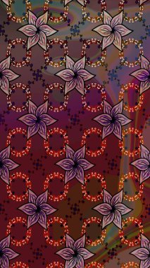 Flower eskiz arka planı. Raster illüstrasyonu. Çiçek deseni. Şatafatlı bahar bahçesi dokusu.