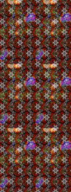 Kahverengi renkte manzaralı çiçek deseni. Çiçek kompozisyonu, el boyası, hassas şablon. Üst manzara, yumuşak stil. Sevgililer günü ve tebrik kartı konsepti için şık bir davet.