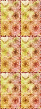 Modern çiçek arkaplanı. Moda baskıları için zarif bir şablon. Parlak renkli çiçekleri ve bej ve sarı renklerde yaprakları olan şaşırtıcı, pürüzsüz çiçek deseni. Halk stili.