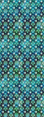 Raster illüstrasyonundaki çiçek desenli çizim. Renkli Bahar Teması eskiz kalıbı. Düz Çiçek Elementleri Tasarımı. Süslü kumaş deseni.