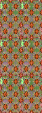 Parlak çiçekli kolaj çiçekleri yeşildir. Çiçek tasarımı için inanılmaz bir kolaj cenneti tarzı. Çiçekli zambaklar dikişsiz arkaplan.