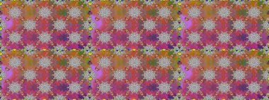 Tomurcukları çiçek olan sevimli bir çiçek deseni. Kusursuz bir geçmişi var. Raster. Raster illüstrasyonu. Kumaş, tekstil, duvar kağıdı baskısı için. Antika retro tarzı.