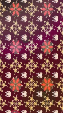 Simple cute pattern in small-scale flowers. Raster illustration. Floral sketch background for textile or book covers, manufacturing, wallpapers, print, gift wrap and scrapbooking.