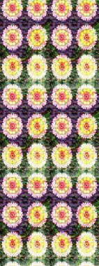 Güzel kumaş deseni. Raster suluboya deseni, narin çiçekler, tarafsız çiçekler, tebrik kartı şablonu..