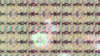 Raster illüstrasyonu. Çizim kalıbı. Organik motif arka planı. Ultraviyole kumaş deseni.