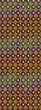 Kahverengi renklerde bahar çiçekleri. Yaprak ve çiçeklerin suluboya resimleri, kahverengi renklerdeki çizimler. Raster illüstrasyonu.