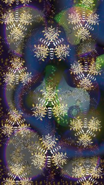 Kumaş desenli papatya çiçeği detayı. Gri renkli çiçekler.