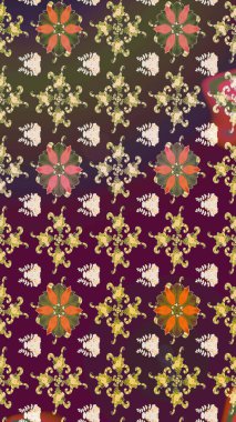 Paketleme, tekstil, duvar kâğıdı için çiçek eskizi. Yumuşak fayans. Raster 'ın taze dokusu. Klasik çiçek desenli. Yumuşak pamuk tasarımı.