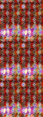 Kahverengi renkte çiçekli çiçek deseni. Suluboya tarzında kahverengi renkte çiçekler.