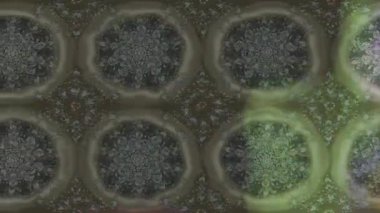 Renkli unsurlarla hareketli arka plan görüntüleri. Çiçekler. Eski model. Bayrak tarzı. Video kaydı. Şablon. Döngü. Kusursuz.. 