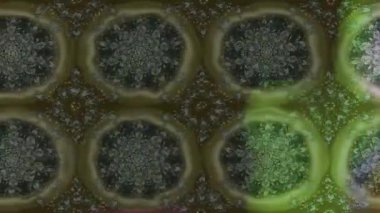 Renkli unsurlarla hareketli arka plan görüntüleri. Çiçekler. Eski model. Bayrak tarzı. Video kaydı. Şablon. Döngü. Kusursuz.. 