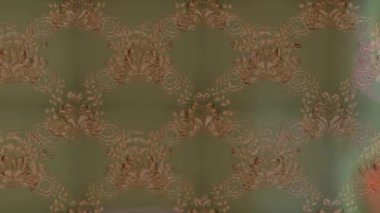 Renkli unsurlarla hareketli arka plan görüntüleri. Çiçekler. Eski model. Bayrak tarzı. Video kaydı. Şablon. Döngü. Kusursuz.. 