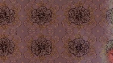 Renkli unsurlarla hareketli arka plan görüntüleri. Çiçekler. Eski model. Bayrak tarzı. Video kaydı. Şablon. Döngü. Kusursuz.. 