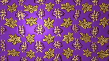 Renkli unsurlarla hareketli arka plan görüntüleri. Çiçekler. Eski model. Bayrak tarzı. Video kaydı. Şablon. Döngü. Kusursuz.. 