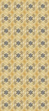 Altın elementlerle bej, nötr ve sarı renklerde kusursuz desen. Geleneksel oryantasyon süsü. Klasik klasik klasik arka plan. Kusursuz klasik altın desen.