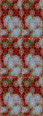 Kırmızı renkte çiçekler. Nazik, sevimli çiçek arkaplanı. Raster çiçek desenli ve çiçekli..