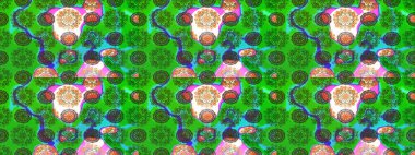 Tekstil, tebrik kartı, boyama kitabı, telefon kılıfı baskısı için kullanılabilir. Kızılderili desenli desenli desenli şal deseni. Etnik Mandala süsü. Raster Henna dövme stili.