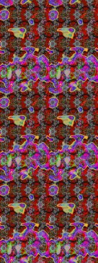 Çiçek desenli eskiz. Gri renkli çiçekler. Renkli Bahar Teması eskiz kalıbı. Düz Çiçek Elementleri Tasarım Raster illüstrasyonu.