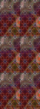 Modaya uygun kumaş deseni. Küçük çiçekteki sevimli çiçek deseni. Raster illüstrasyonu. Tony 'nin kumaş desenini çiz.