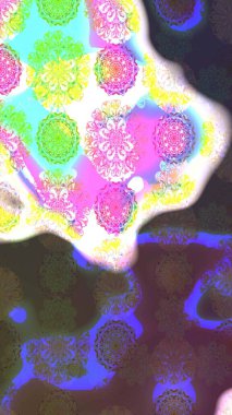 Tekstil, kumaş, kapaklar, duvar kağıtları, baskı, naylon, koleksiyon defteri, örgü, dekupaj için güzel bir eskiz. Küçük kahverengi çiçeklerdeki oldukça eski bir besin torbası deseni.