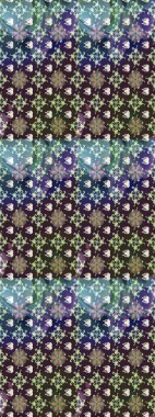 Mor renkli güzel bir tekstil. Raster illüstrasyonu. Suluboya çiçekli çiçek deseni.