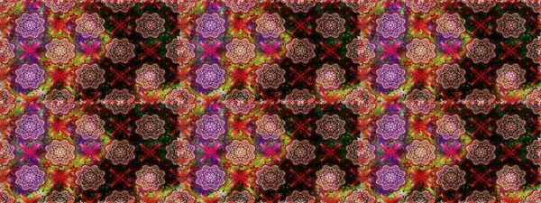 Vadinin çiçekleri kahverengi renklerde. Raster dikişsiz çiçek deseni.