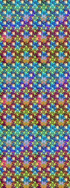 Mavi renkli çiçekler. Raster illüstrasyonu. Çiçek desenli eskiz, vuruşlar, sıçramalar, yaz çiçekleri..