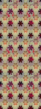 Güzel kumaş deseni. Güzel suluboya yaz çiçekleri deseni..