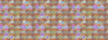 Sevimli çiçek raster deseni. Tarafsız renklerde çiçekler. Renkli Bahar Teması eskiz kalıbı. Düz Çiçek Elementleri Tasarımı.