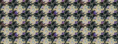 Çiçek. Taslak dekoratif arka plan, çiçek mandala. Raster illüstrasyonu. Gri renklerde.