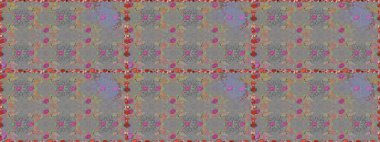 Çiçekli karalama şeklinde Raster çiçek deseni. Yumuşak, yaz çiçekli arka plan. Gri ve bej renkli çiçekler.