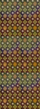 Kahverengi renkli çiçekler. Küçük çiçekte sevimli çiçek deseni var..